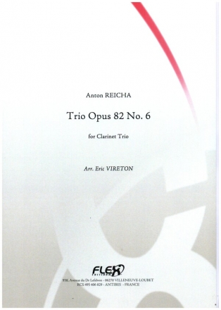 Trio op.82 no.6 for 3 clarinets score and parts