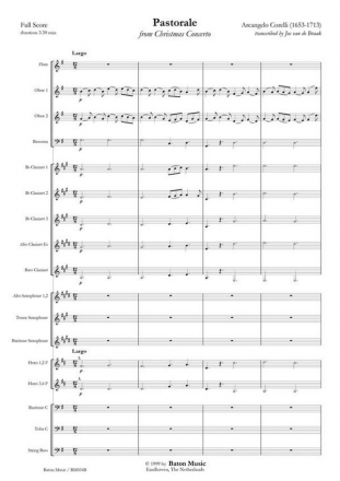 Johann Strauss, Die Fledermaus Concert Band/Harmonie Partitur + Stimmen