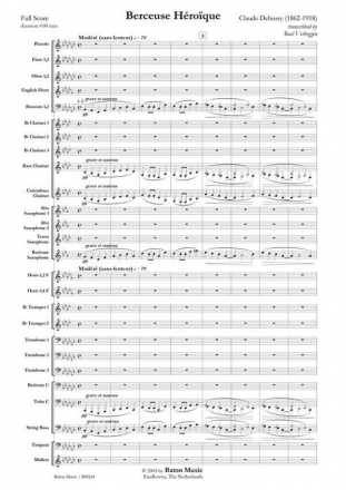 Carl Maria von Weber, Concertino for Clarinet Concert Band/Harmonie Partitur + Stimmen