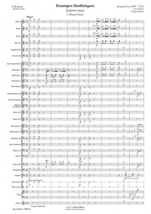 Conga del Fuego Nuevo for concert band score