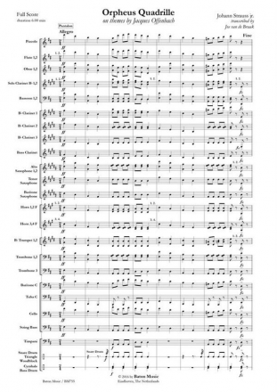 Ottorino Respighi, San Michele Arcangelo Orchestra Partitur