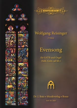 Evensong fr gem Chor und Orgel (Soli, Gemeinde ad lib) Partitur