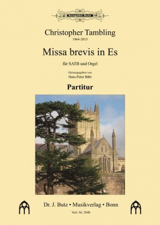 Tambling, Christopher, Missa brevis in Es SATB und Orgel Partitur