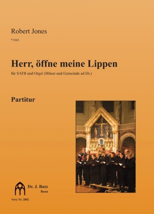 Herr, ffne meine Lippen fr gem Chor, Gemeinde (Trompete u. Posaune ad lib.) und Orgel Partitur