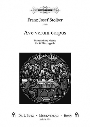 Stoiber, Franz Josef, Ave verum corpus SATB a cappella