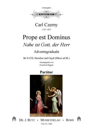 Czerny, Carl, Prope est dominus SATB + Orch + Orgel