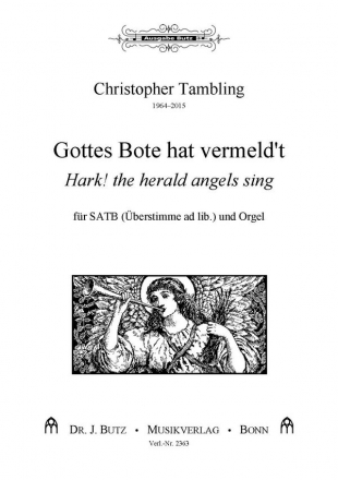 Tambling, Christopher, Gottes Bote hat vermeld't - Hark, the herald an SATB (berstimme ad lib.) und O