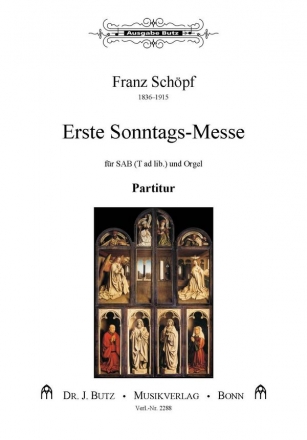 Franz Schpf, Erste Sonntags-Messe op. 10 SA(T)B und Orgel