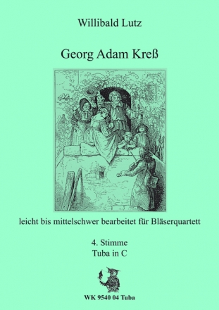 W. Lutz, Georg Adam Kre fr Blser-Quartett 4. Stimme - Posaune, Bariton in C