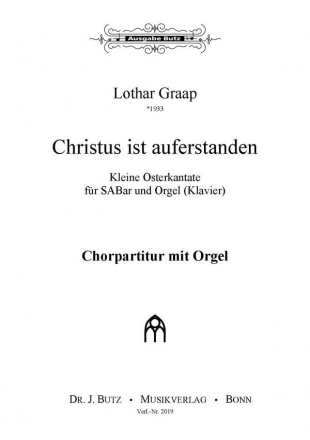 Graap, Lothar, Christus ist auferstanden SABar und Orgel