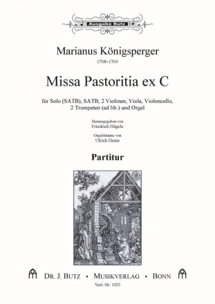 Knigsperger, Marianus, Pastoralmesse Soli SATB, Chor SATB, Orchester  u. Org