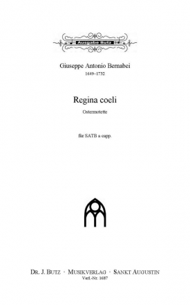 Bernabei, Giuseppe A., Regina caeli laetare, halleluja SATB