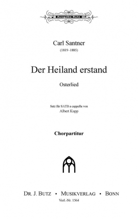 Santner, Carl, Der Heiland erstand SATB