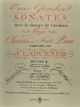 Ladurner Trois Grandes Sonates op.4