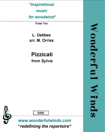 Delibes, L., Pizzicati (Sylvia) 3 Flutes