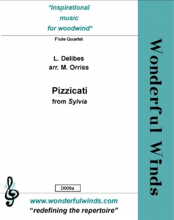 Delibes, L., Pizzicati (Sylvia) 4 Flutes