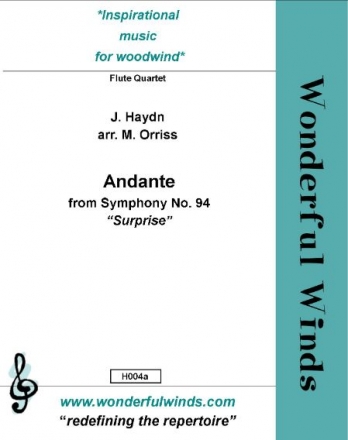 Haydn, J., Andante (Surprise Symphony) 4 Flutes