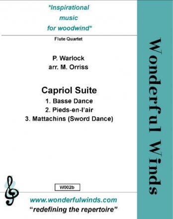 Warlock, P., Capriol Suite 4 Flutes