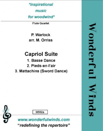 Warlock, P., Capriol Suite 2 Flutes, A, B