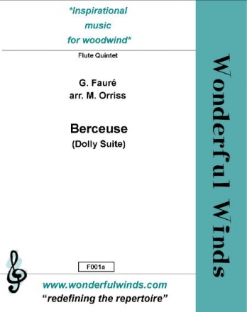 Faur, G., Berceuse (Dolly Suite) 3 Flutes, A, B,