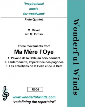 Ravel, M., Ma Mre l'Oye (3 mvts) 3 Flutes, A, B