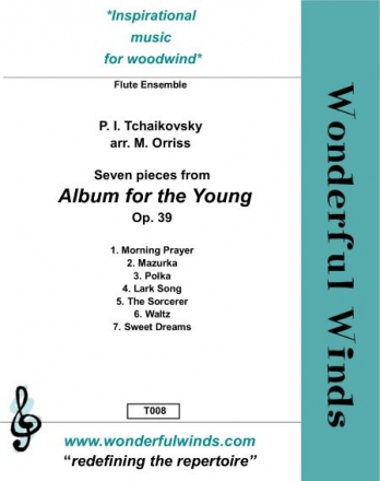 Tchaikovsky, P.I., Album for the Young Op. 39 3 Flutes, A, B