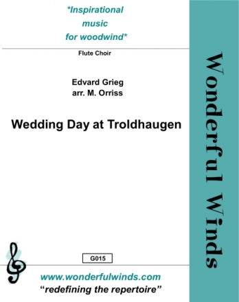 Grieg, E., Wedding Day at Troldhaugen Pc (opt.) 4 Flutes, A, B.