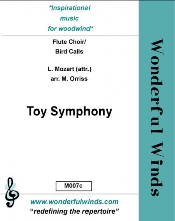 Mozart, L. (attr.), Toy Symphony Pc (opt.) 3 Flutes, A, B, Birds