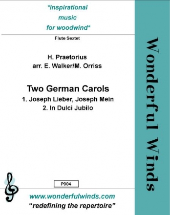 Praetorius, H., Two German Carols 4 Flutes, A, B