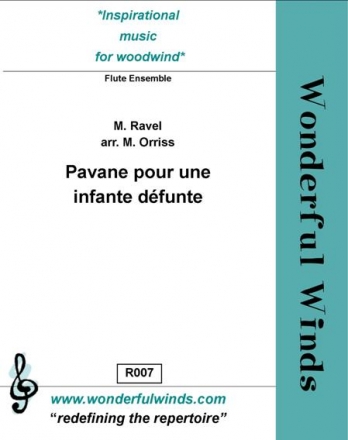 Ravel, M., Pavane pour une infante dfunte 5 Flutes, A, B