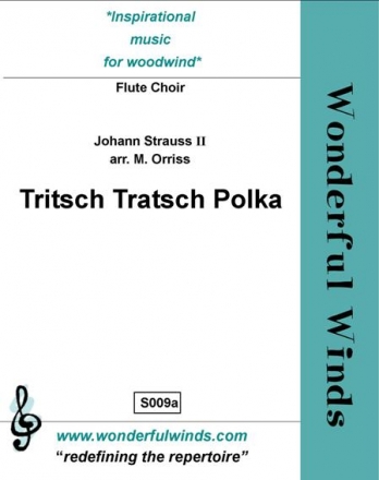 Strauss, II, J., Tritsch Tratsch Polka 3 Flutes, A, B, Pc.