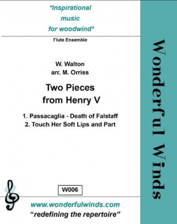 Walton, W., Two Pieces from Henry V 4 Flutes, A, B