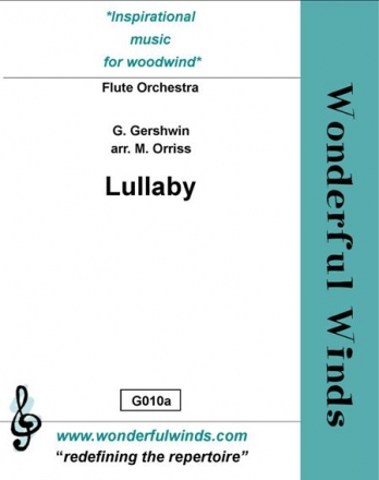 Gershwin, G., Lullaby Pc, 3 Flutes, A, B, Cbs