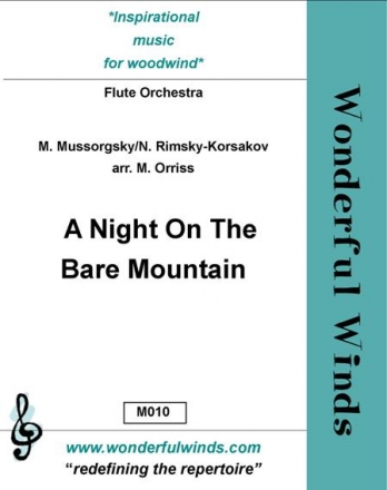 Mussorgsky, M., A Night On The Bare Mountain Pc, 2 G Trbs, 3 Flutes, 2 A, B, Cbs, #