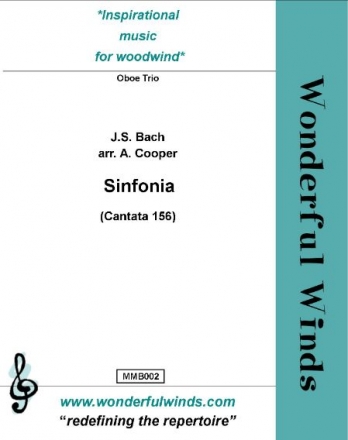 Bach, J.S., Sinfonia (Cantata 156) 2 Oboes, CA