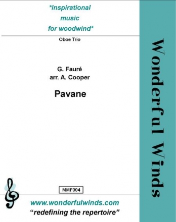 Pavane for  2 oboes and cor anglais score and parts