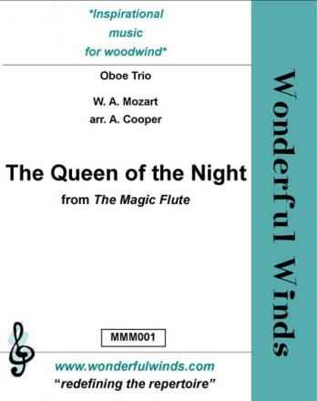 Mozart, W.A., The Queen of the Night 2 Oboes, CA