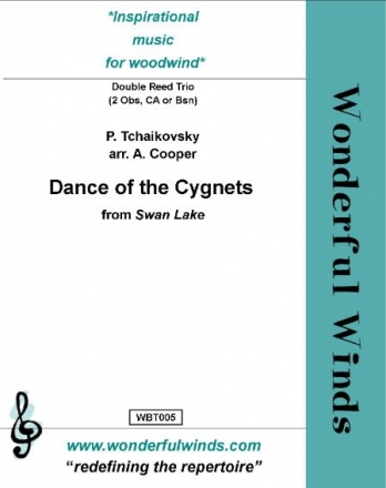 Tchaikovsky, P.I., Dance of the Cygnets 2 Oboes, CA or Bassoon, (opt. M- Bassoon, T'roon)