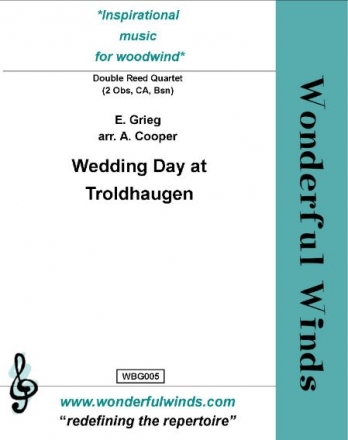 Grieg, E., Wedding Day at Troldhaugen 2 Oboes, CA, Bassoon