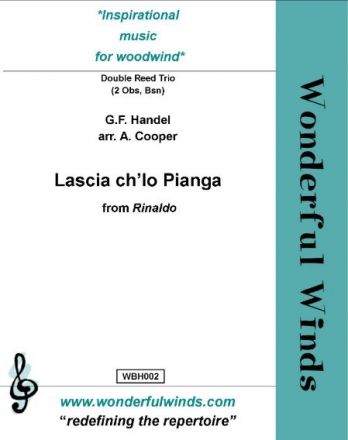 Handel, G.F., Lascia ch'Io Pianga 2 Oboes, Bassoon