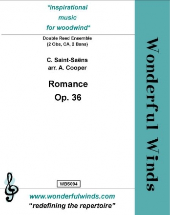 Saint-Sans, C., Romance Op. 36 2 Oboes, CA, 2 Bassoons