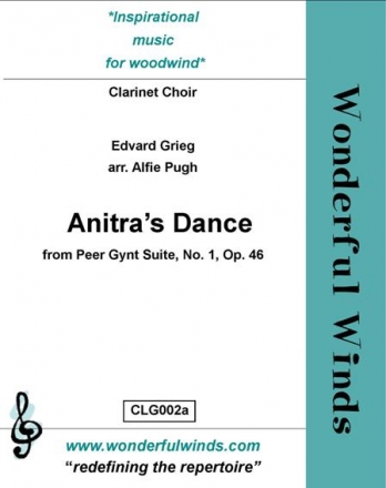 Grieg, E., Anitra's Dance (Peer Gynt) Eb Cl, 3 Bb Clarinets, A, B, CB