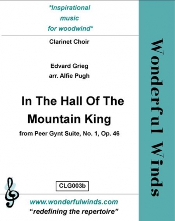 Grieg, E., In The Hall Of The Mountain King (Peer Gynt) Eb Cl, 3 Bb Clarinets, A, B, CB