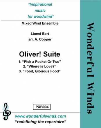 Bart, L., Oliver! Suite 2 Flutes, 2 Oboes, 2 Bb Clarinets, 2 Bassoons