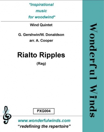 Gershwin, G., Rialto Ripples Fl, Ob, Bb Cl, Hn, Bassoon