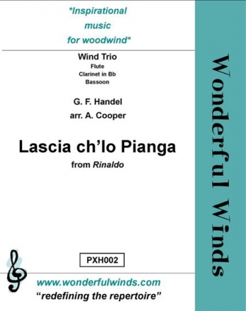 Handel, G.F., Lascia ch'Io Pianga Fl, Bb Cl, Bassoon