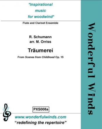 Schumann, R., Trumerei 3 Flutes, 3 Bb Clarinets, Bs Cl.