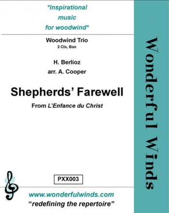 Berlioz, H., Shepherds' Farewell 2 Clarinets, Bassoon