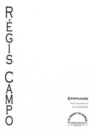 Rgis Campo, Epiphanie Cello Buch