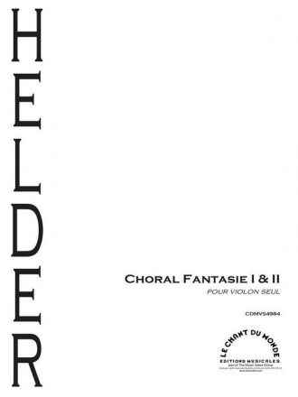 Marlijn Helder, Chorale Fantaisie I & II Violine Buch